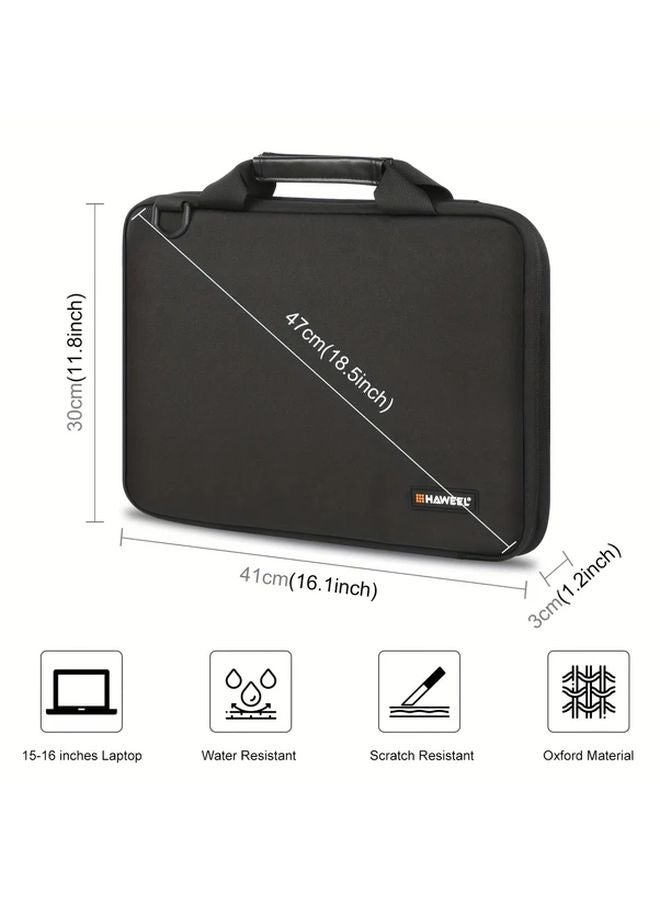 حقيبة كمبيوتر محمول سوداء حقيبة كروس بودي لـ MacBook Lenovo Thinkpad ASUS HP - Image 2