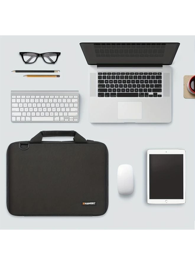 حقيبة كمبيوتر محمول سوداء حقيبة كروس بودي لـ MacBook Lenovo Thinkpad ASUS HP - Image 1