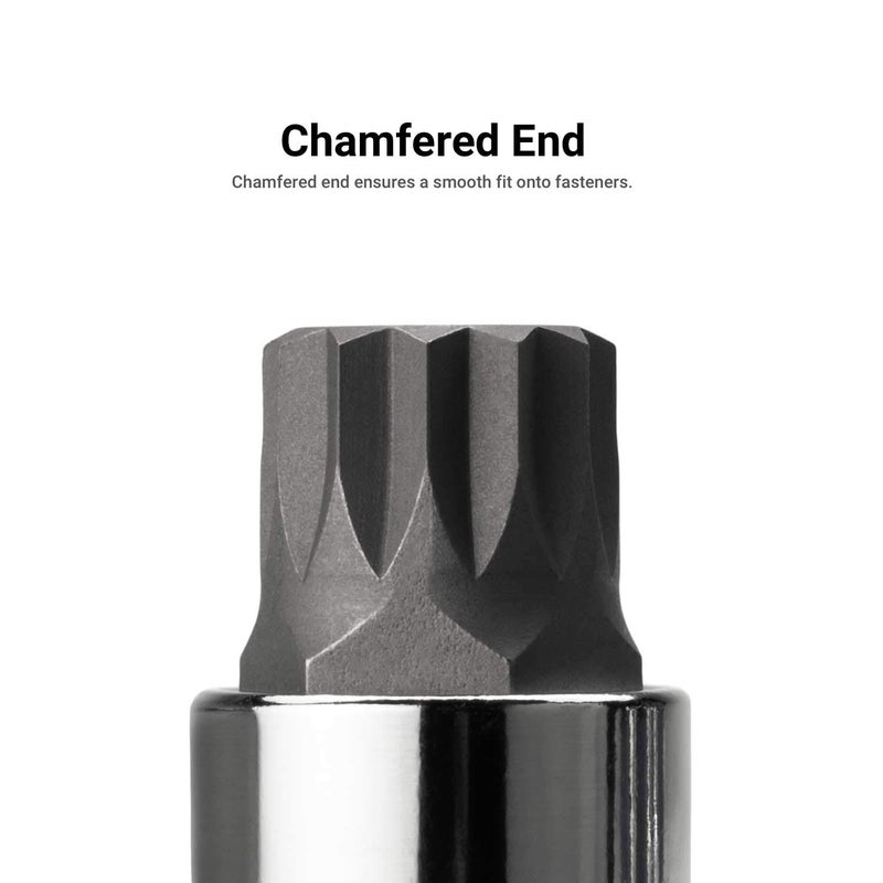 Capri Tools XZN Triple Square Bit Socket Set, 14-Piece (XZN Bit Set/Master) - Image 5