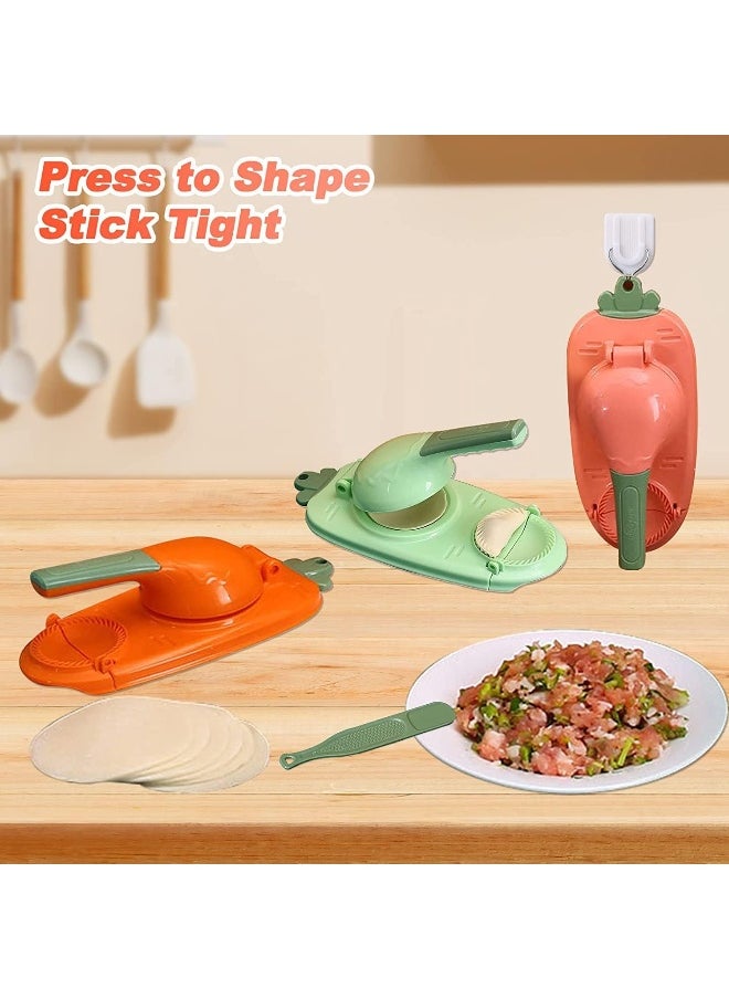 Generic DIY Dumpling Maker 2 In 1 Dumpling Maker, Multifunction DIY Manual Dumpling Press Molds Set, Safety ABS material, Easy-tool for Dumpling Make Dough Presser  - Image 5