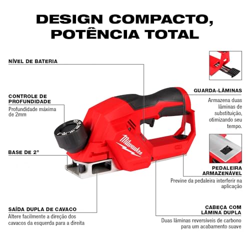 Milwaukee Electric - M12. BRUSHLESS 2 Planer - Image 2
