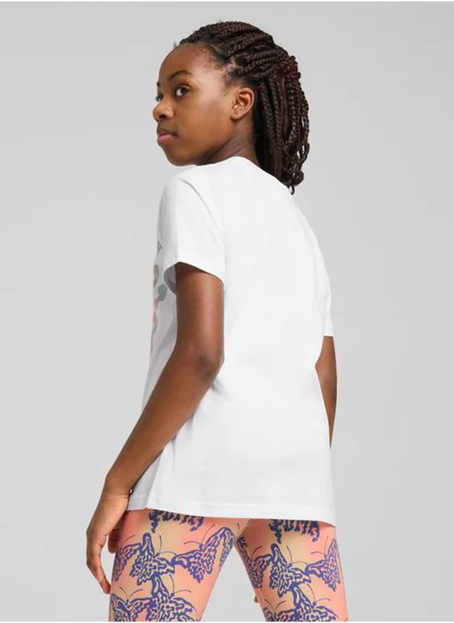 PUMA Youth Butterfly Vibe T-Shirt