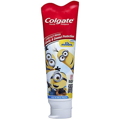 Colgate Kids Toothpaste with Anticavity Fluoride Minions 46 Ounce Pack of 12