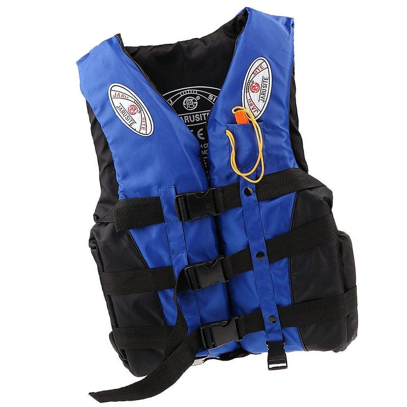 Tray Life Jacket Life Vests Swimming Vest Children and Adult Life Jacket Buoyancy Aid Universal Swimming Boating Kayaking Life Vest+Whistle - Image 1