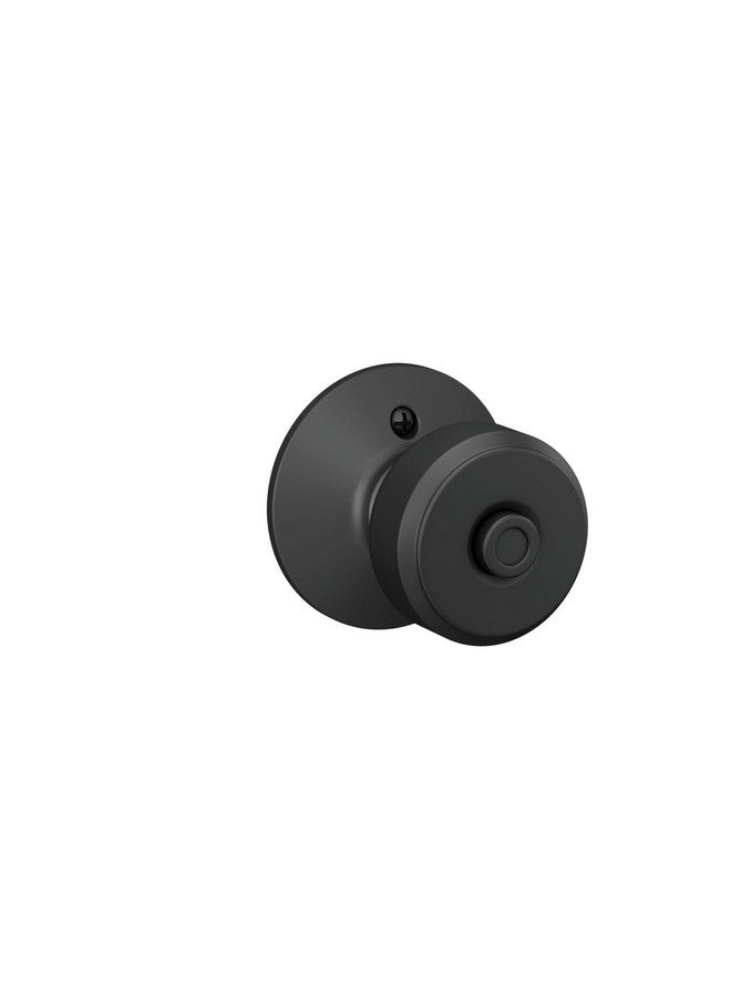 شليدح مقبض باب Schlage F40 BWE 622 Bowery، قفل خصوصية للسرير والحمام، أسود غير لامع - Image 4