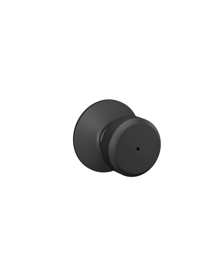 شليدح مقبض باب Schlage F40 BWE 622 Bowery، قفل خصوصية للسرير والحمام، أسود غير لامع - Image 2