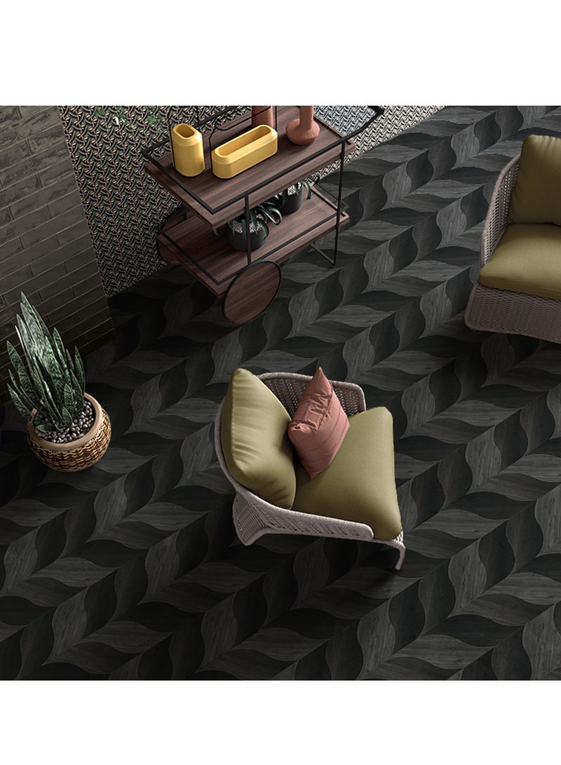 شاربدو 5 قطع من ملصقات الحائط لتزيين المنزل، لوحات حائط ثلاثية الأبعاد ذاتية اللصق، ملصق أرضيات من مادة PVC متعدد الألوان 40 × 40 سم - Image 3