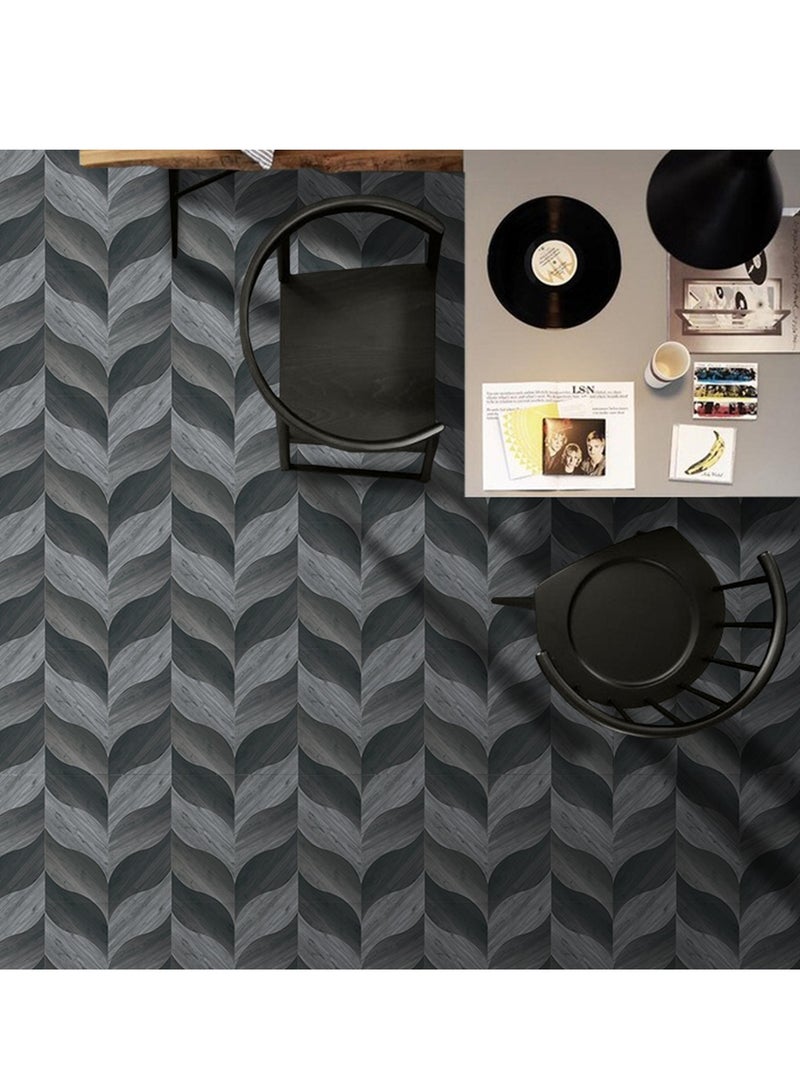 شاربدو 5 قطع من ملصقات الحائط لتزيين المنزل، لوحات حائط ثلاثية الأبعاد ذاتية اللصق، ملصق أرضيات من مادة PVC متعدد الألوان 40 × 40 سم - Image 4