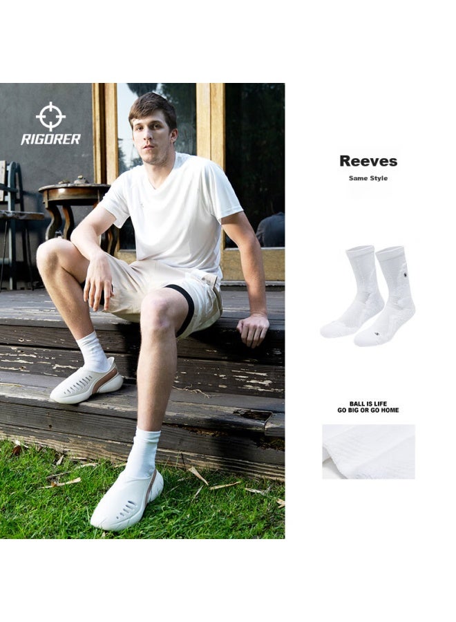 RIGORER  Zhunzhe Adult Professional Octopus Long Basketball Socks, Durable Shock-absorbing Outdoor Sports Socks - Image 1