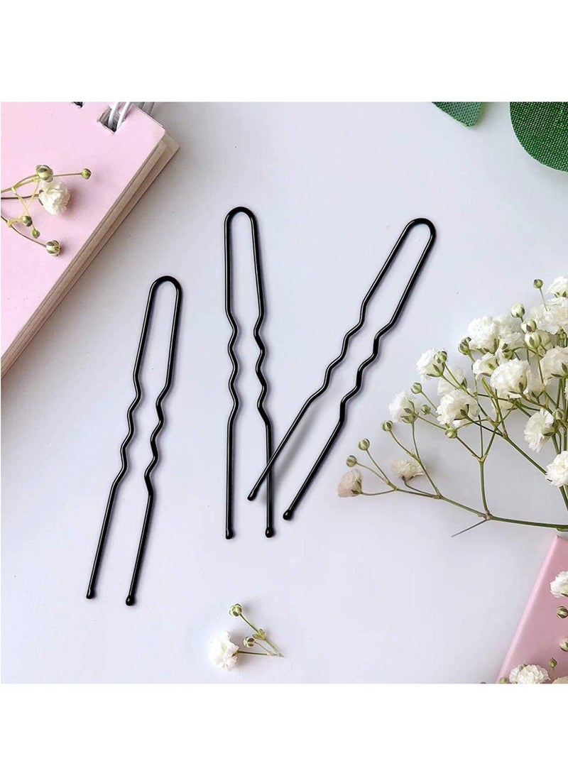 Hair Pins, Metal Hair Pins Hair Styling Waved Grip Pins Hair Clips Hair Styling Pins, for Women Girls with Box Hair Pins Kit Hair Clips Secure Hold, Black, 100 Pcs - pzsku/Z344DA78A9B00AB1DD70AZ/45/_/1730922449/765d26fb-4124-46e2-aa7e-fc0dca085910