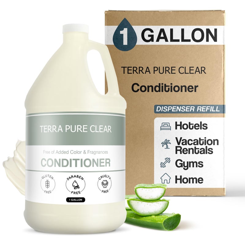 Terra Pure Terra Pure Clear Color and Fragrance Free Gallon Size Conditioner Individual