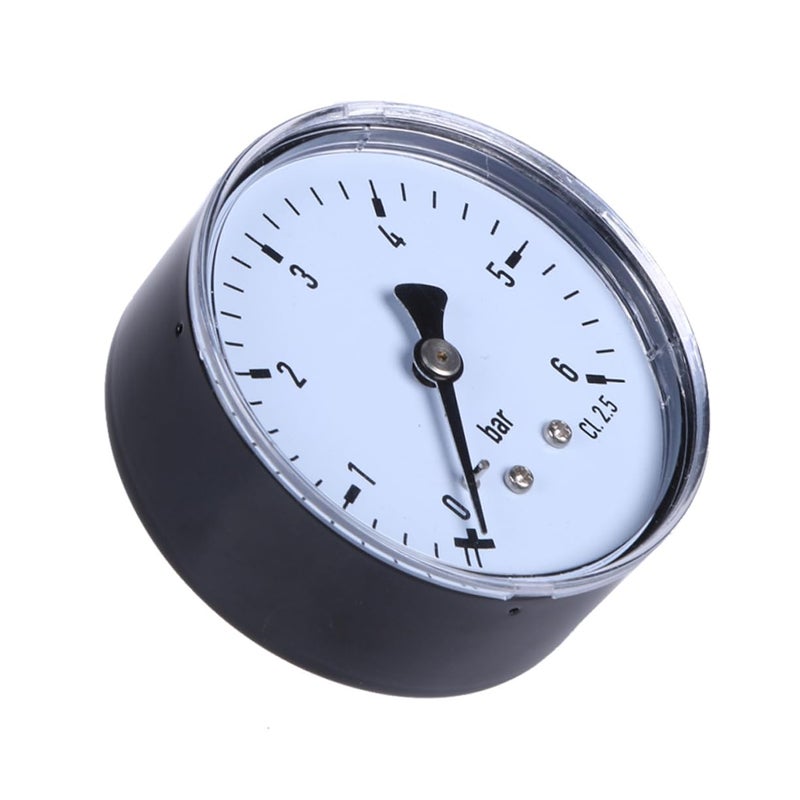 Mini Size Metal Case High Precision Air Pressure Gauge 0 6 Bar For Compressed Air - Image 3