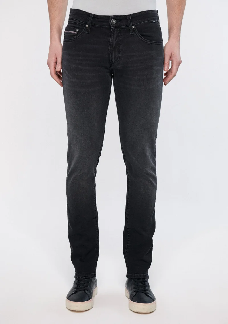 MAVI Blue Men's Jake Dark Gray Blue Premium Jean Trousers 0042218775