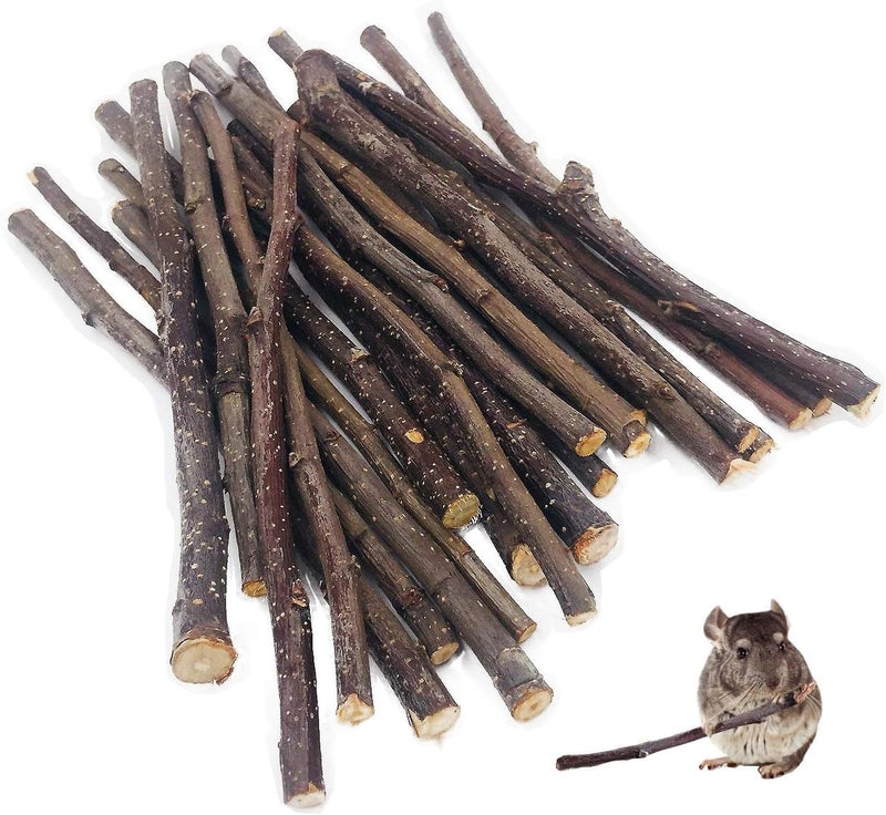 William Craft 100g Bunny Chew Stick Rabbit Chew Toy with 100% Natural Apple Stick, Rabbit, Hamster, Parrot, Chinchilla, Guinea Pigs, Gerbil, Chew Toy - Image 1