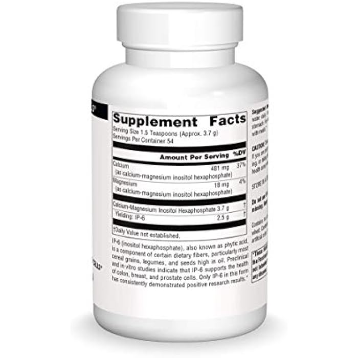 SOURCE NATURALS - IP-6 200 gm Powder 200 POWDER - Image 3