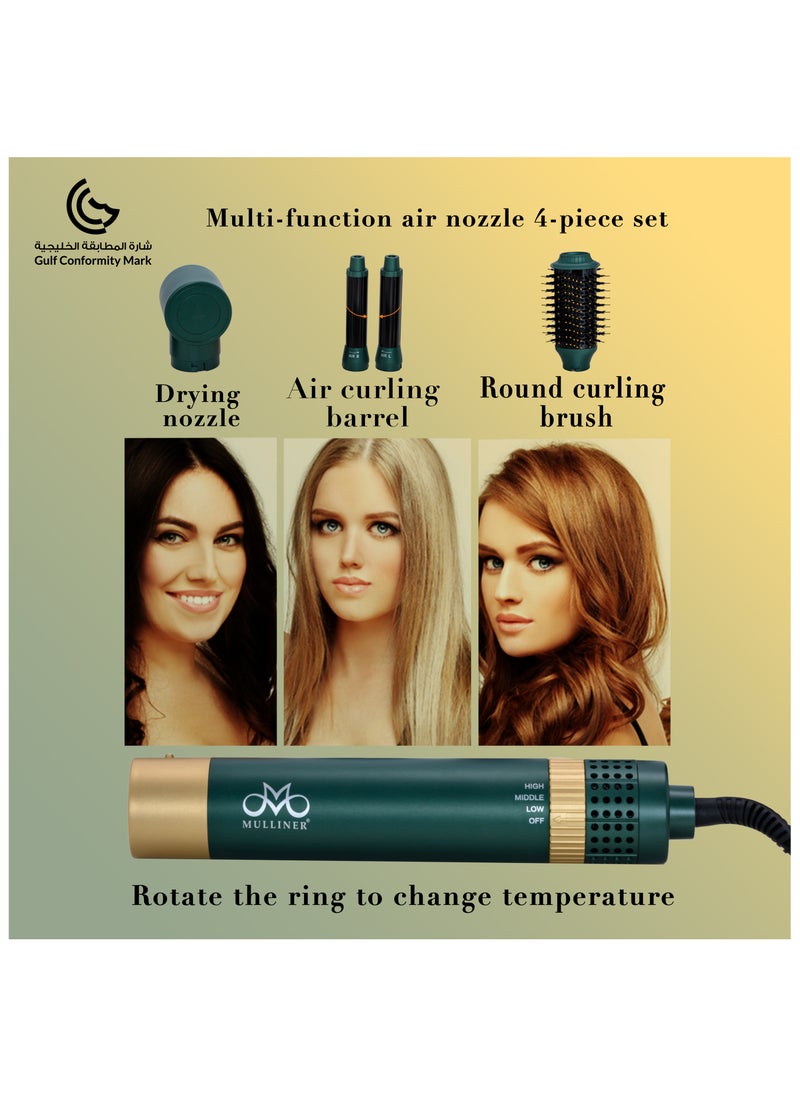 MULLINER MULLINER 4 in 1 Multi Functional Hair Styling- Advanced Power Hair Styling-Hair Dryer Brush Curling ML-5015  - Image 3