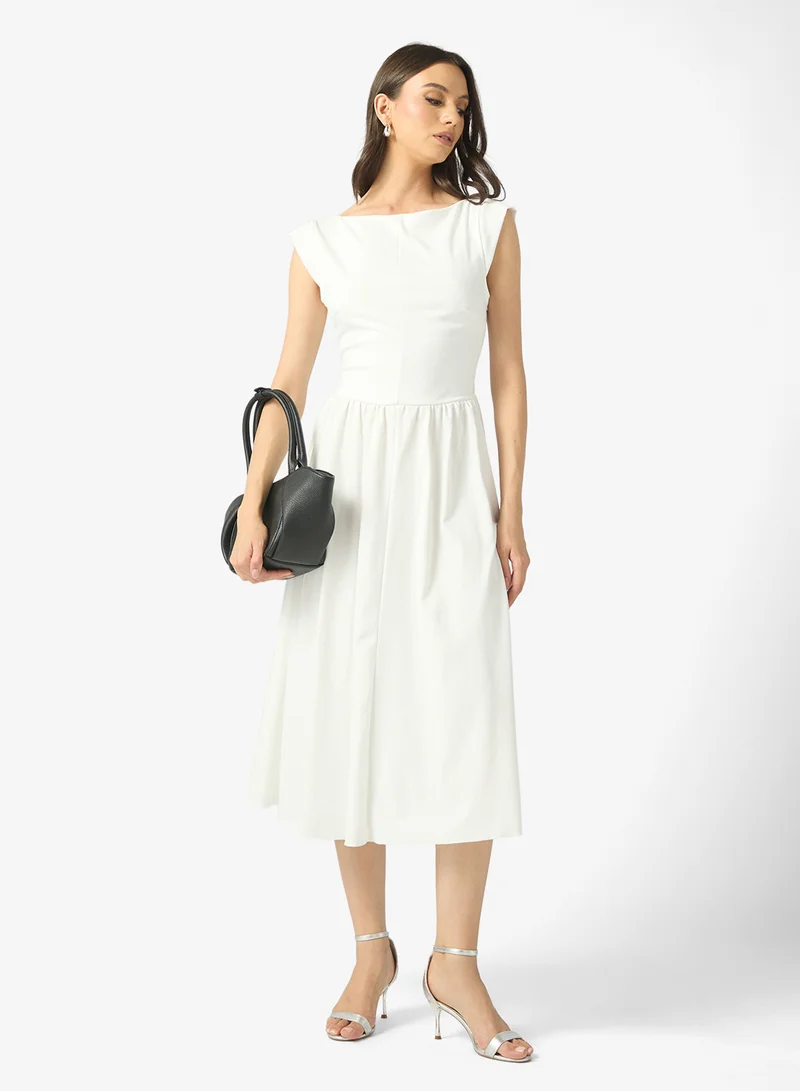 ELLA A-line Scuba Dress