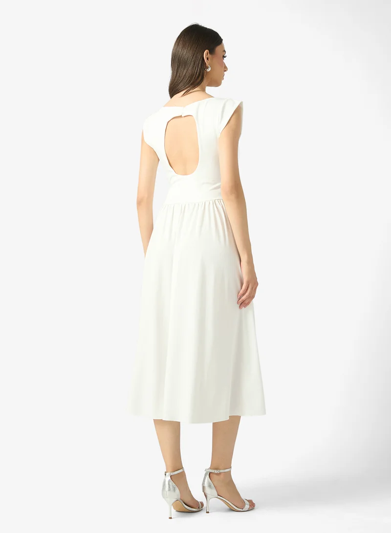 ELLA A-line Scuba Dress