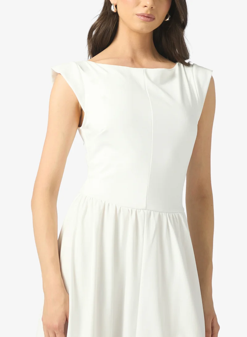 ELLA A-line Scuba Dress