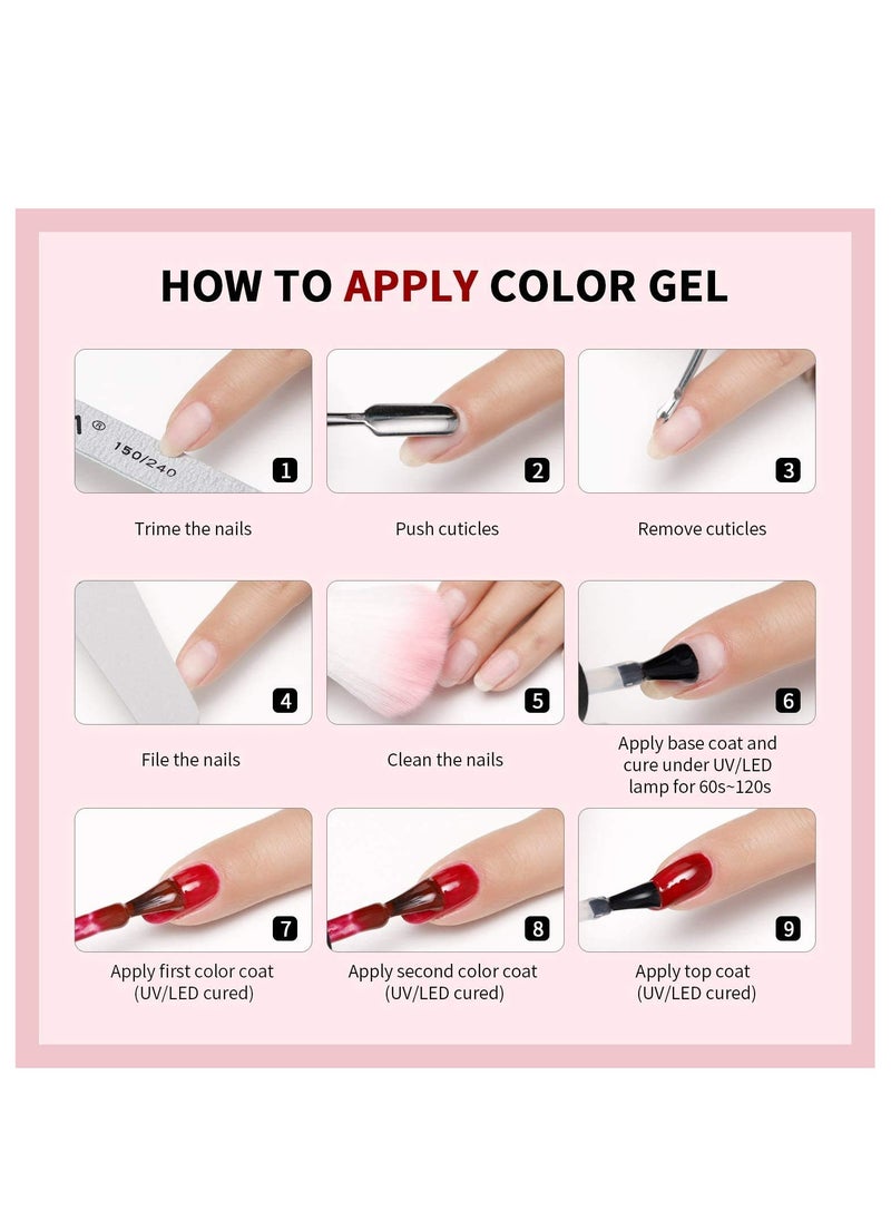 Remy Belle Gel Nail Polish 11ml Long Lasting Chip Resistant Requires Drying Under UV LED Lamp (Galaxy 2)  - Image 3