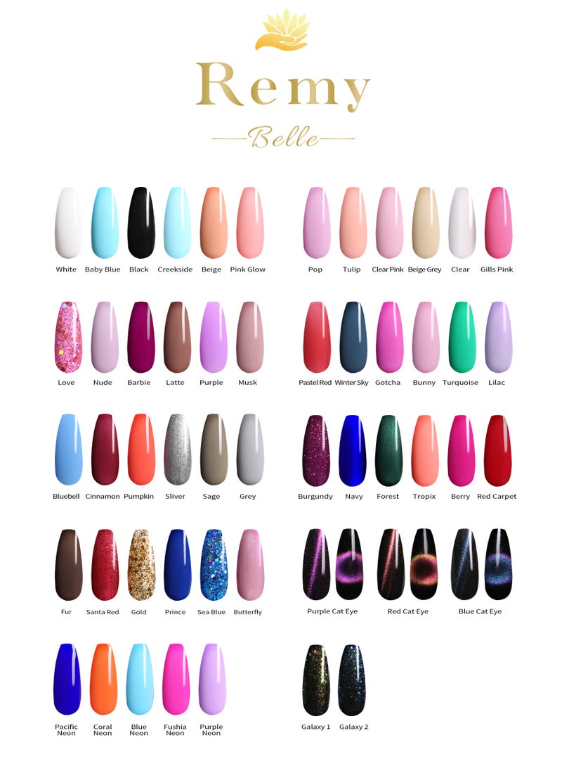 Remy Belle Gel Nail Polish 11ml Long Lasting Chip Resistant Requires Drying Under UV LED Lamp (Galaxy 2)  - Image 4