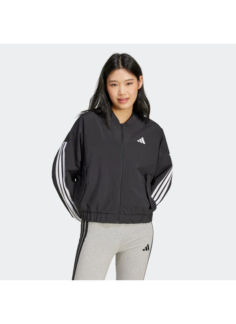 Adidas Essentials 3 Stripes Lifestyle Woven Bomber Jacket