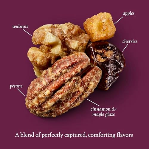 Sahale Snacks Maple Pecans Glazed Mix, 1.5 Oz Grab & Go Bags (18 Packs) Dry-Roasted, Deluxe Mixed Nuts with Cherries, Apples, Maple, and Cinnamon - Non-GMO, Kosher, and Certified Gluten-Free Snacks - Image 4