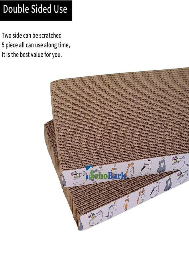 BohoBark Scratch Board s-Type Kitten Corrugated Scratcher Bed Mat Claws Care Interactive Toy Cat Claw Pad_019 - Image 5