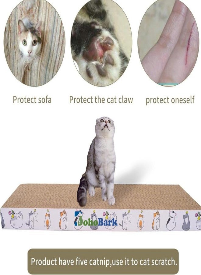 BohoBark Scratch Board s-Type Kitten Corrugated Scratcher Bed Mat Claws Care Interactive Toy Cat Claw Pad_019 - Image 4