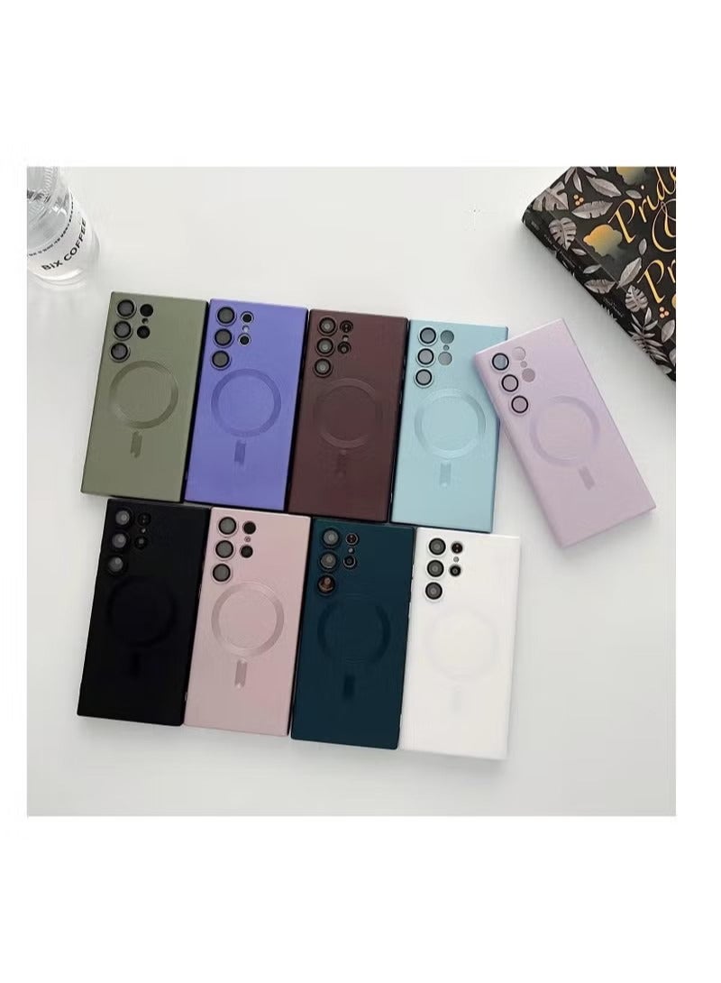 Silicone Magnetic Case for Samsung Galaxy S22 Ultra,Camera All-Round Protection,Shockproof Case for Samsung Galaxy S22 Ultra (Black)  - Image 4