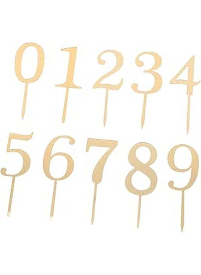 Acrylic Cake Toppers Reusable 20pcs Birthday Wedding Party Decorations - Image 1