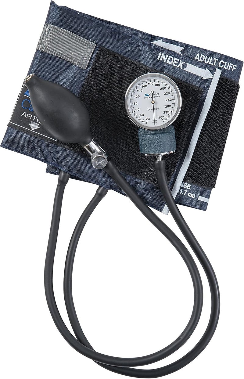 MABIS Aneroid Sphygmomanometer Adult Cuff Size 11 to 164 Professional Manual Blood Pressure Cuff with Zipper Case Caliber Series Adult Cuff - Image 4