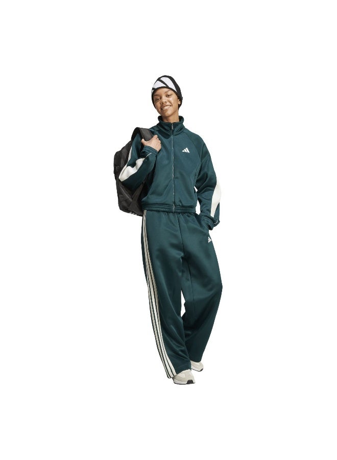Adidas W Stadium Tp Green Training Pants For Women XS - Image 4