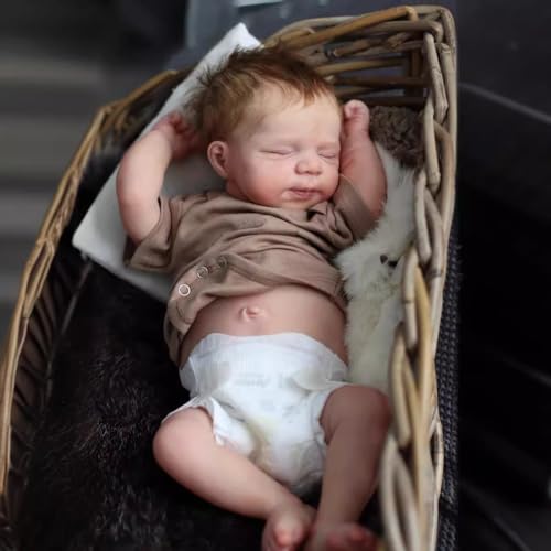 OYESY Realistic RebornBaby Dolls 19 Inch Realistic Toddler Doll Sleeping Real Life Newborn Baby Dolls That Look Real Lifelike Baby Dolls Soft Vinyl Body - Image 5
