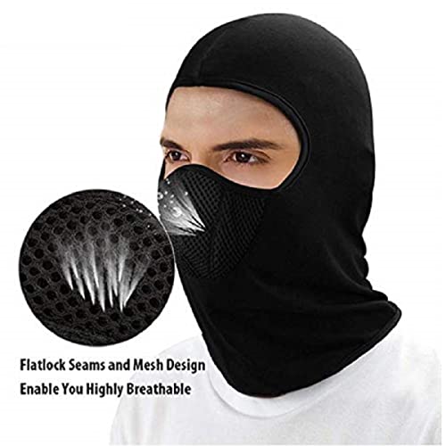 PrimeBox Full Cover Face Mask Cotton Fabric Bike Riding Washable Dust Protection Balaclava For Men Women Neck Gaiter Helmet Liner Pack of 2 Rider Accessories - Image 5