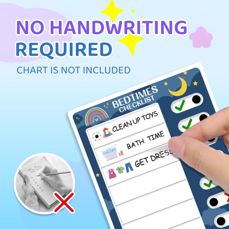 CustomMaster Routine Stickers Chore Stickers for Kids Chore Chart Routine Chart Reward Chart - Image 3