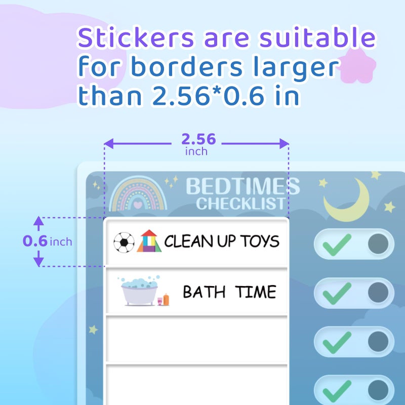 CustomMaster Routine Stickers Chore Stickers for Kids Chore Chart Routine Chart Reward Chart - Image 2