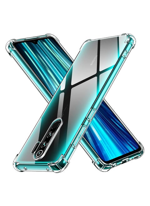 Transparent shockproof case compatible with Redmi Note 8 Pro