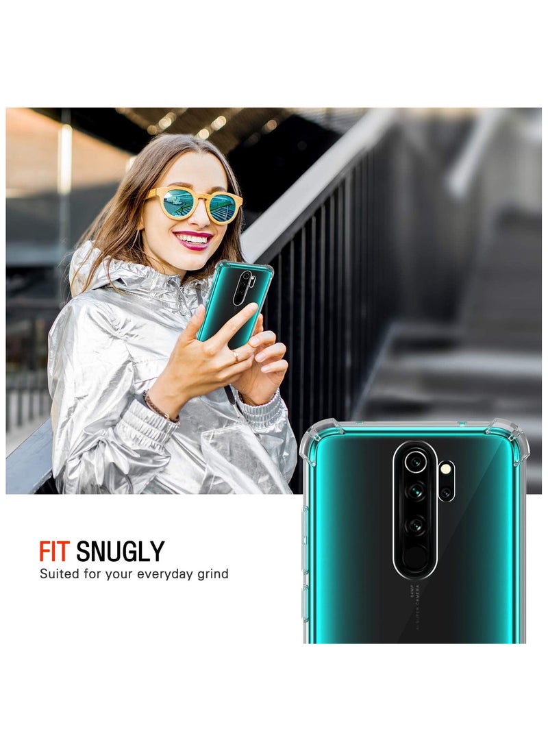 Generic - Transparent shockproof case compatible with Redmi Note 8 Pro - Image 1