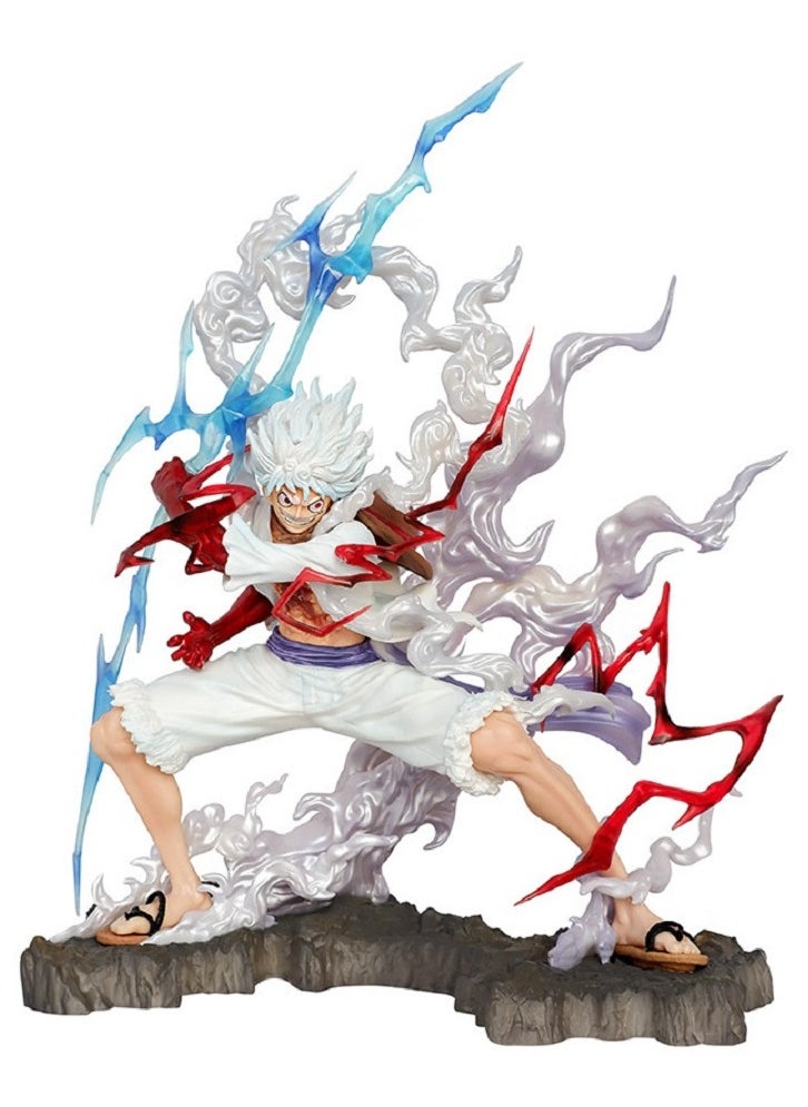 HALAMODO One Piece WINK Nika Holds Lightning Model Anime Hand Decorations  - Image 1
