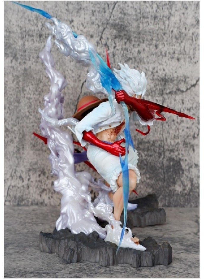 HALAMODO One Piece WINK Nika Holds Lightning Model Anime Hand Decorations  - Image 4