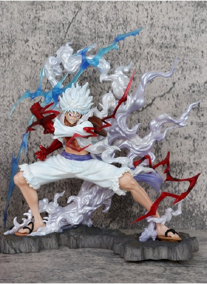 HALAMODO One Piece WINK Nika Holds Lightning Model Anime Hand Decorations  - Image 5