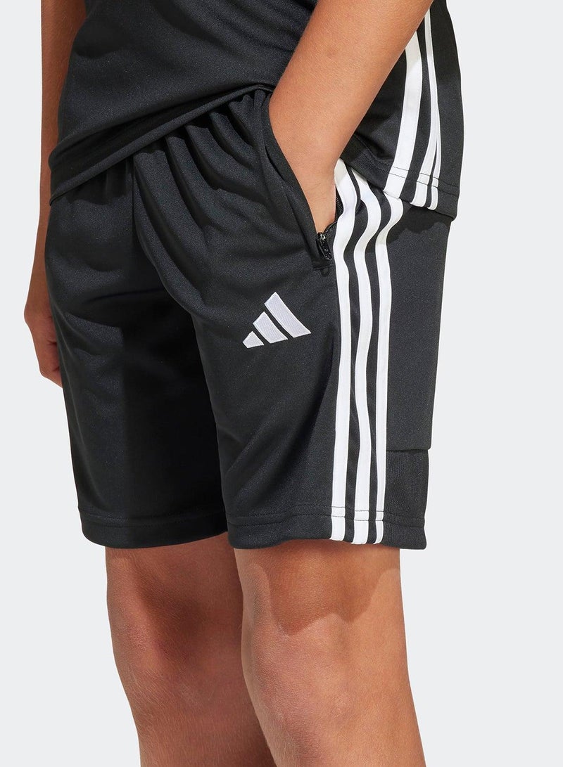 adidas شورت كرة قدم أسود للأطفال للجنسين - Image 5