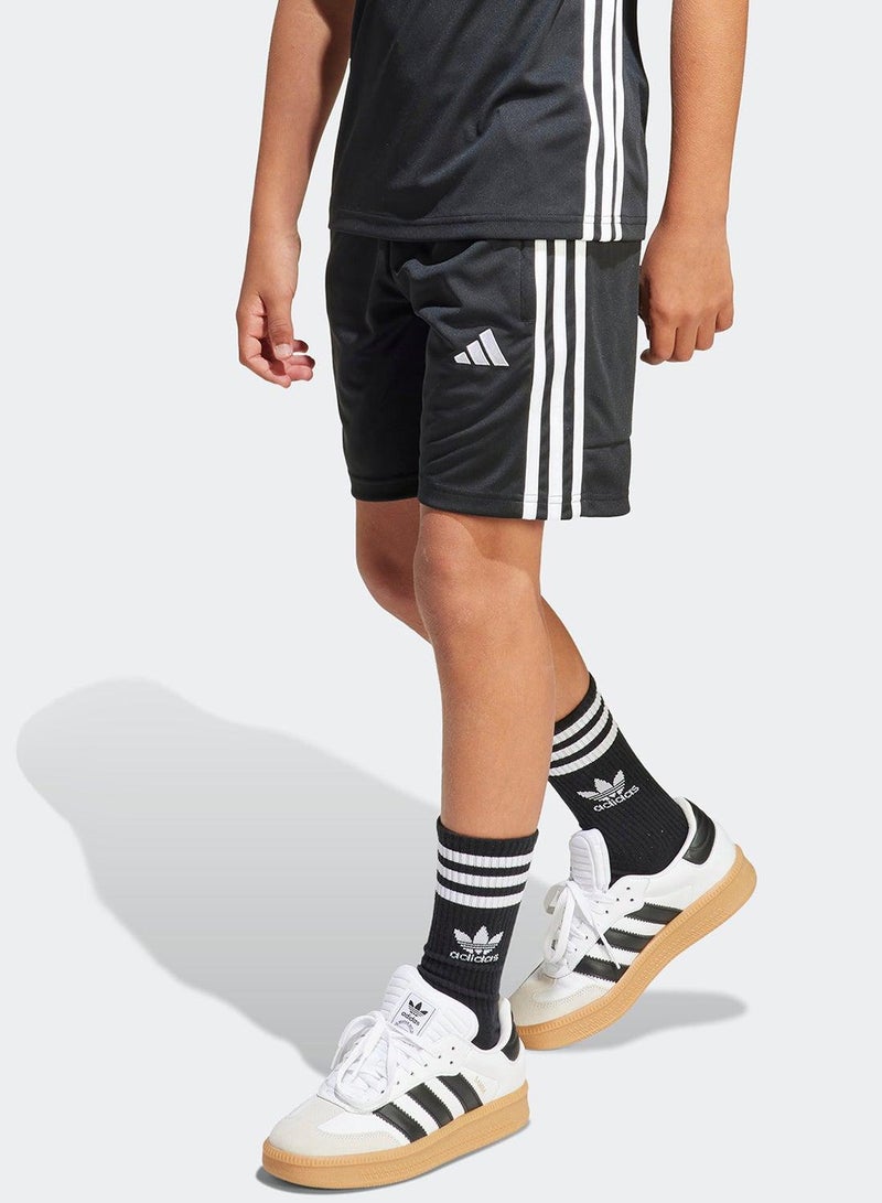 adidas شورت كرة قدم أسود للأطفال للجنسين - Image 3