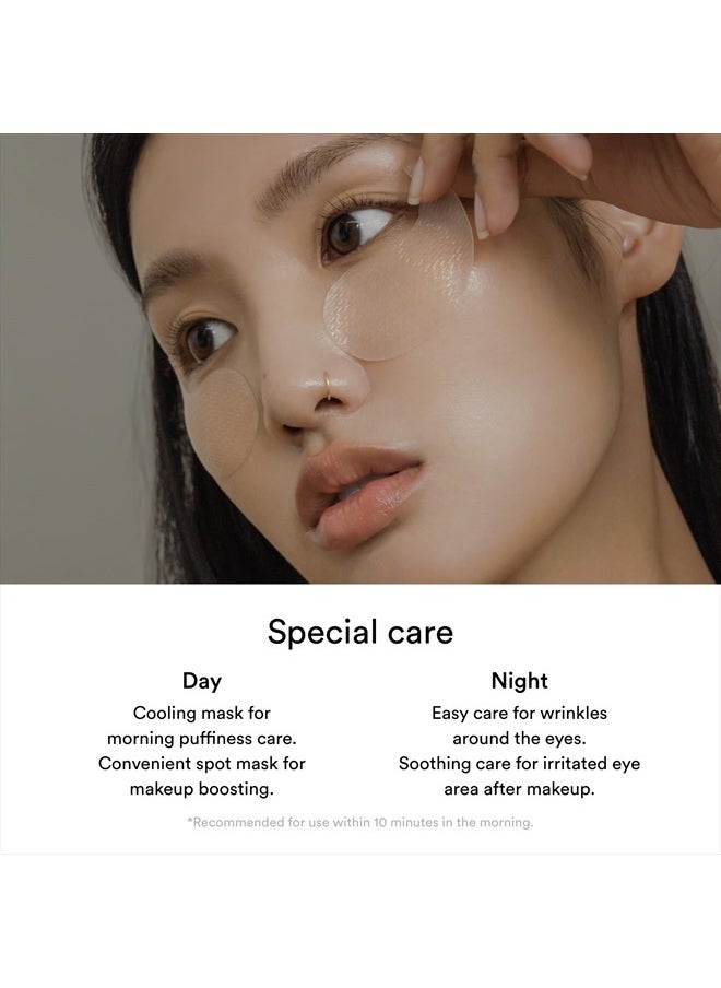 abib - Abib Collagen Eye Patch Jericho Rose Jelly (60 Patches) Vegan Collagen, Transparent Hydrogel Under Eye Mask for Sensitive Plumper Skin - Image 1