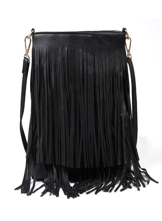 Lanpet Women Fringe Tassel Cross Body Bag Leisure Shoulder Bag - Image 1