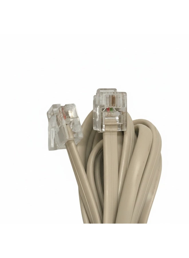 2m Thermal Landline Telephone Cable – Insulated, Strong & Durable for Clear and Stable Sound - Image 1