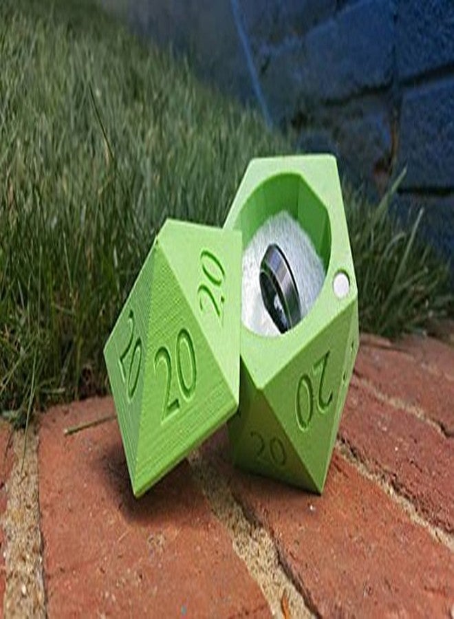 3D Central 3D Printed D20 Dice Box, Ring Box *All 20s* - Image 2