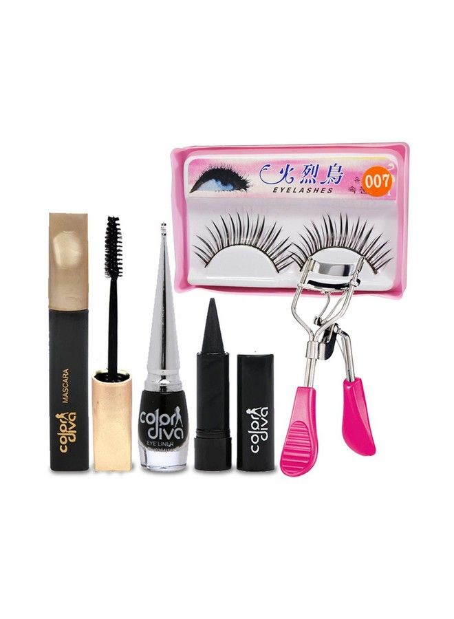 adbeni Face Makeup Pallate With Eyelash & Curler Combo Set Of 5 Gc561 - Image 2