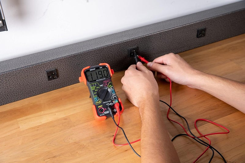 INNOVA 3320 Auto-Ranging Digital Multimeter in Red & Black - Image 4